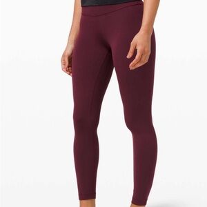 Lululemon Align Maroon Leggings